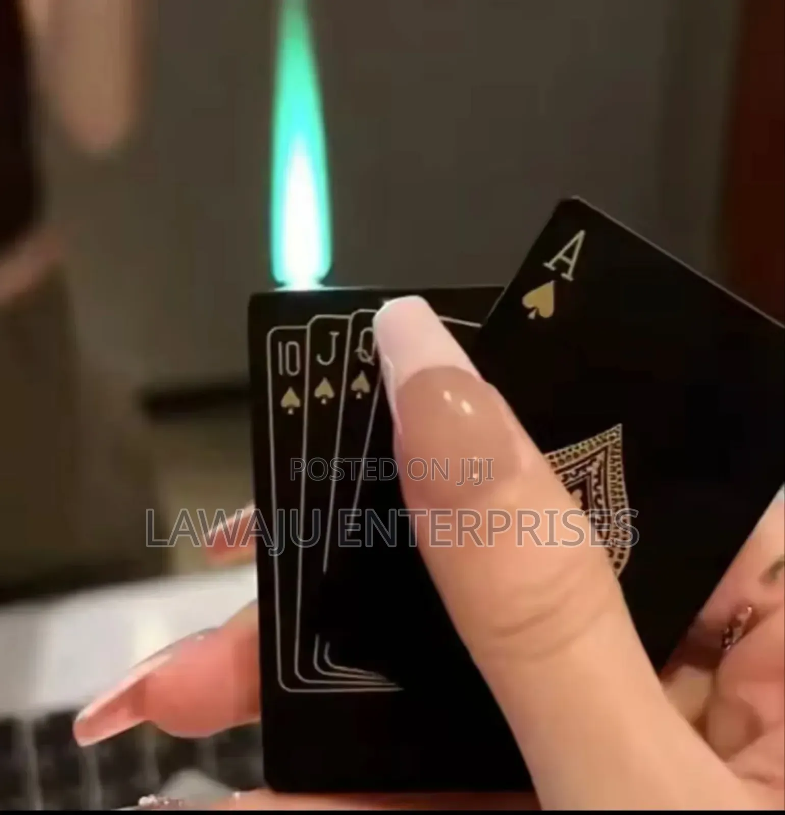 Black Creative Poker Lighter