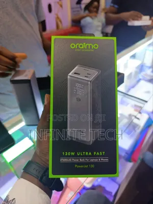 Oraimo Powerjet 130 27600mah 130W Power Bank