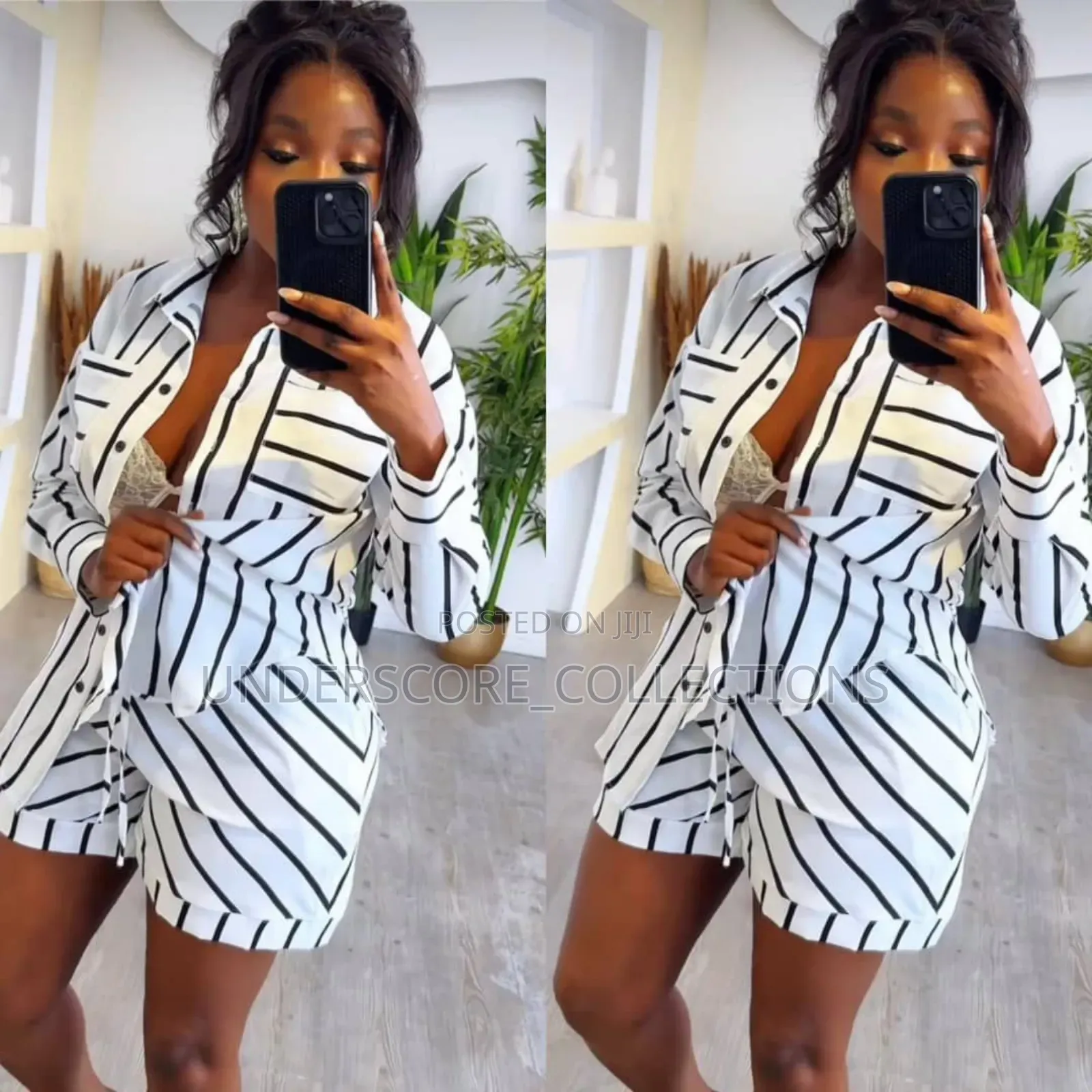 2 Piece Short Available Stripes .