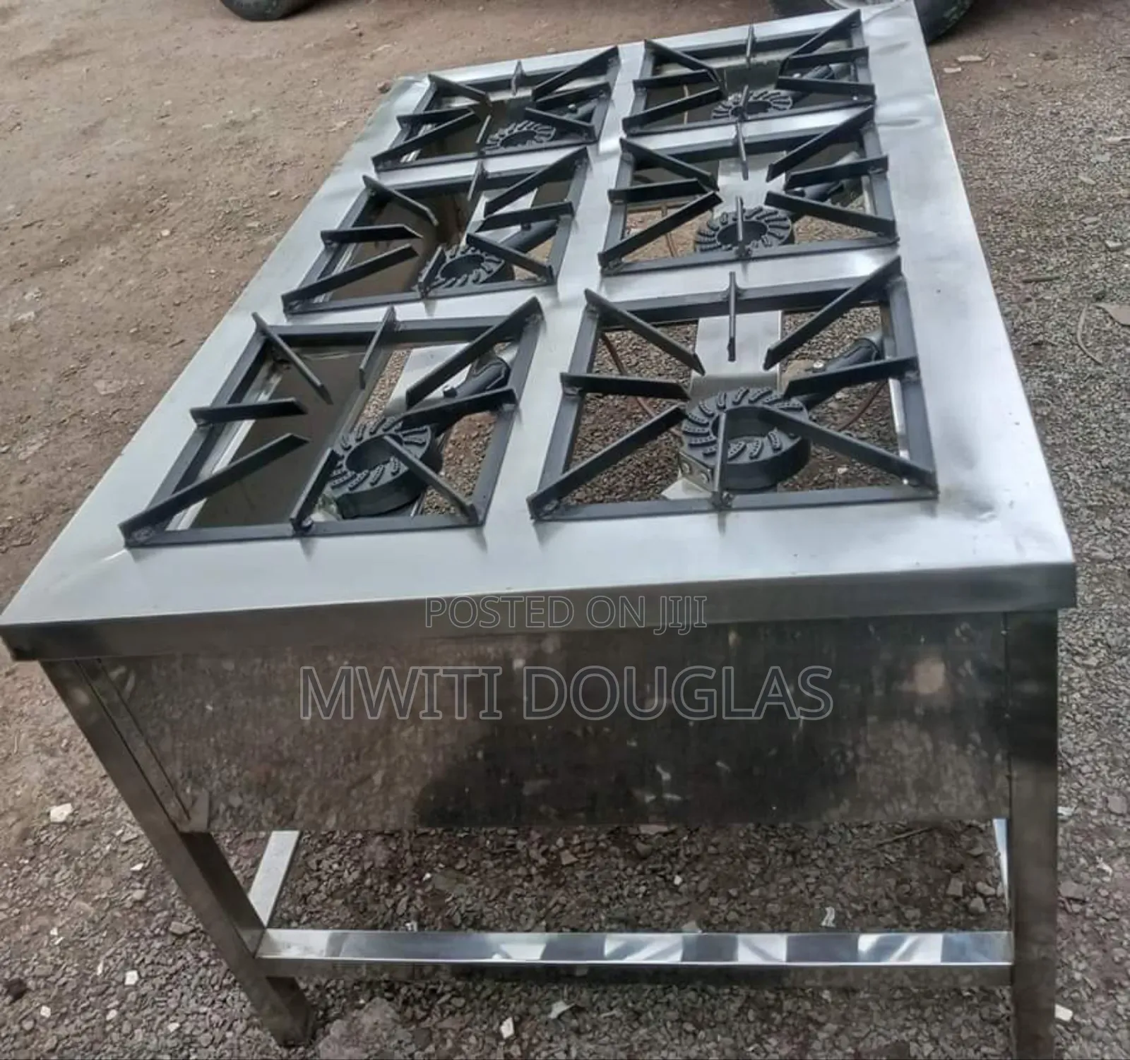 The Most Original Stainless Six Burner Gas Cooker