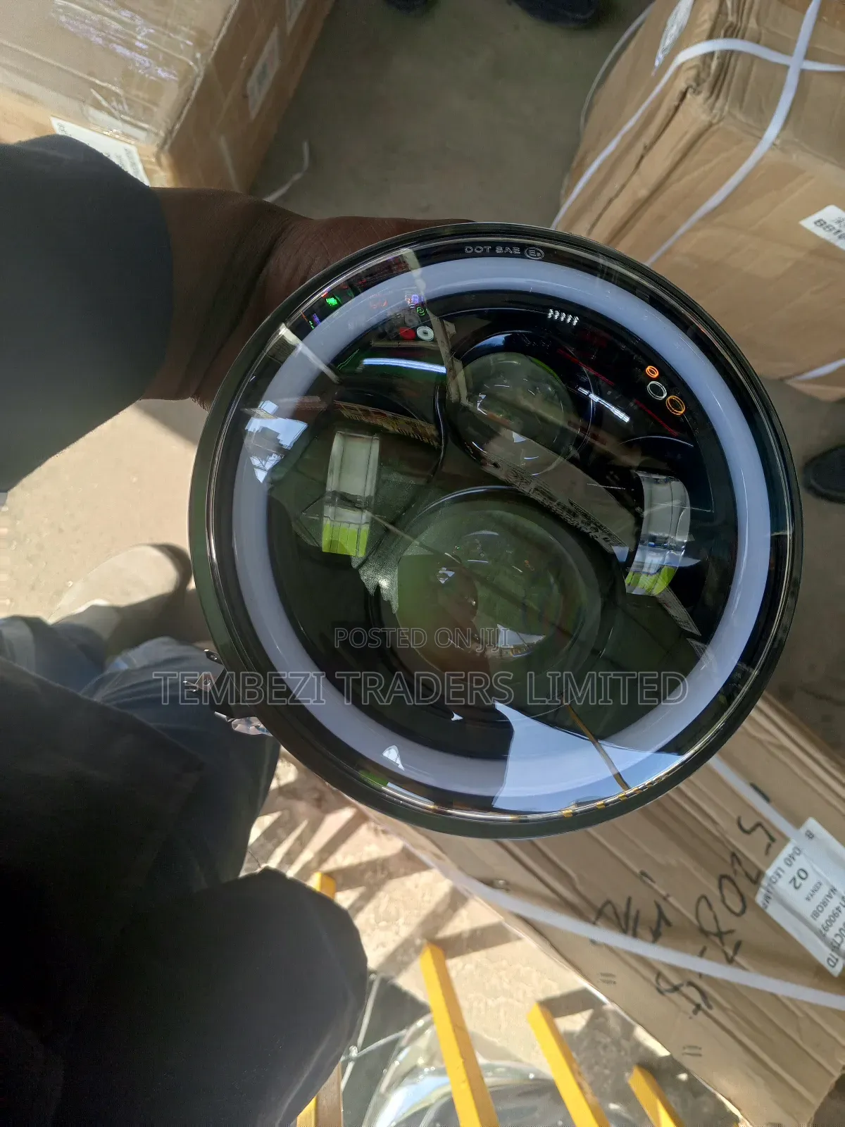 Round Lamp With Full Light,Dim Light, Parking and Indicator