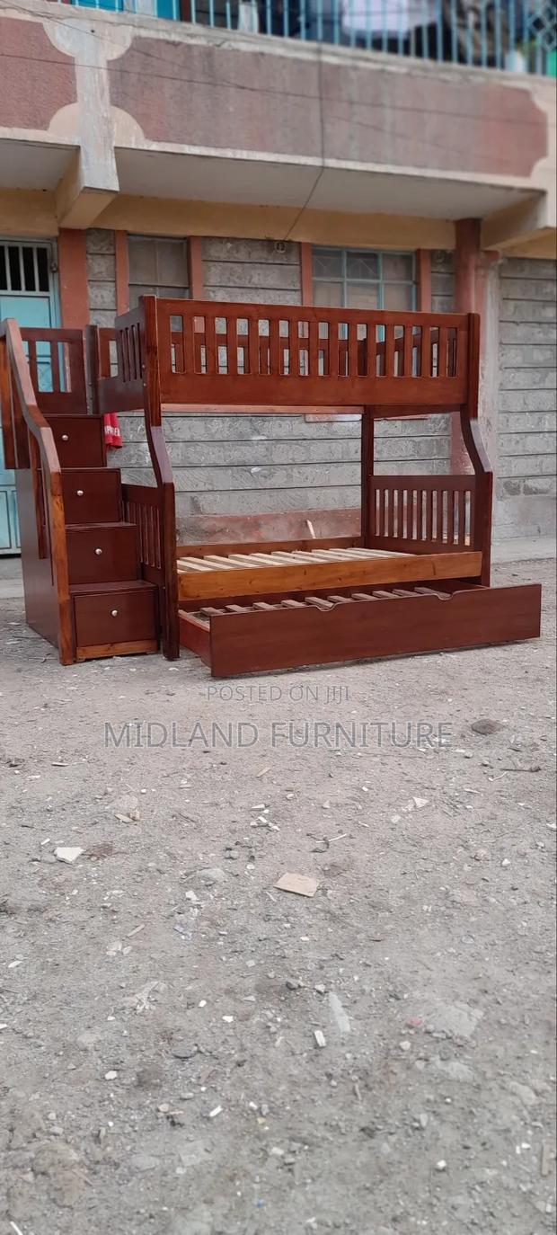 Mahogany Double Decker With Pullout Bed - main view