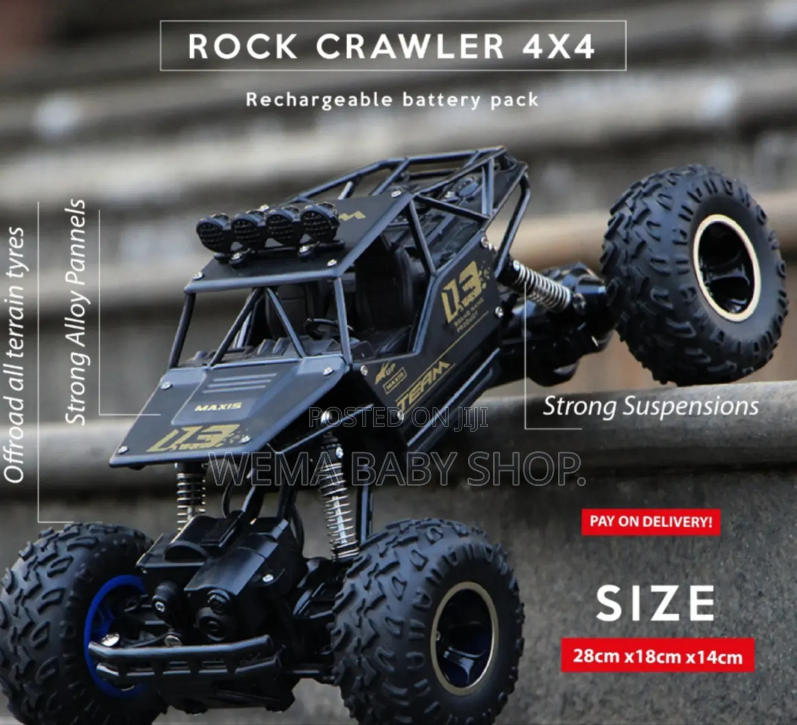 4x4 Rc Off Road Rock Crawler/Monster Truck
