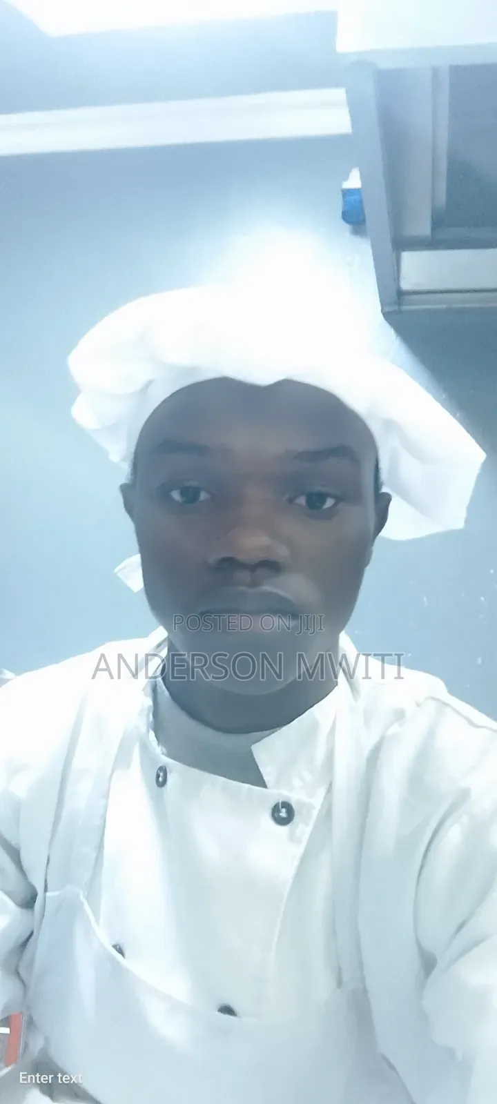 Chef, Receptionist, Housekeeper,Waiter,Cleaner