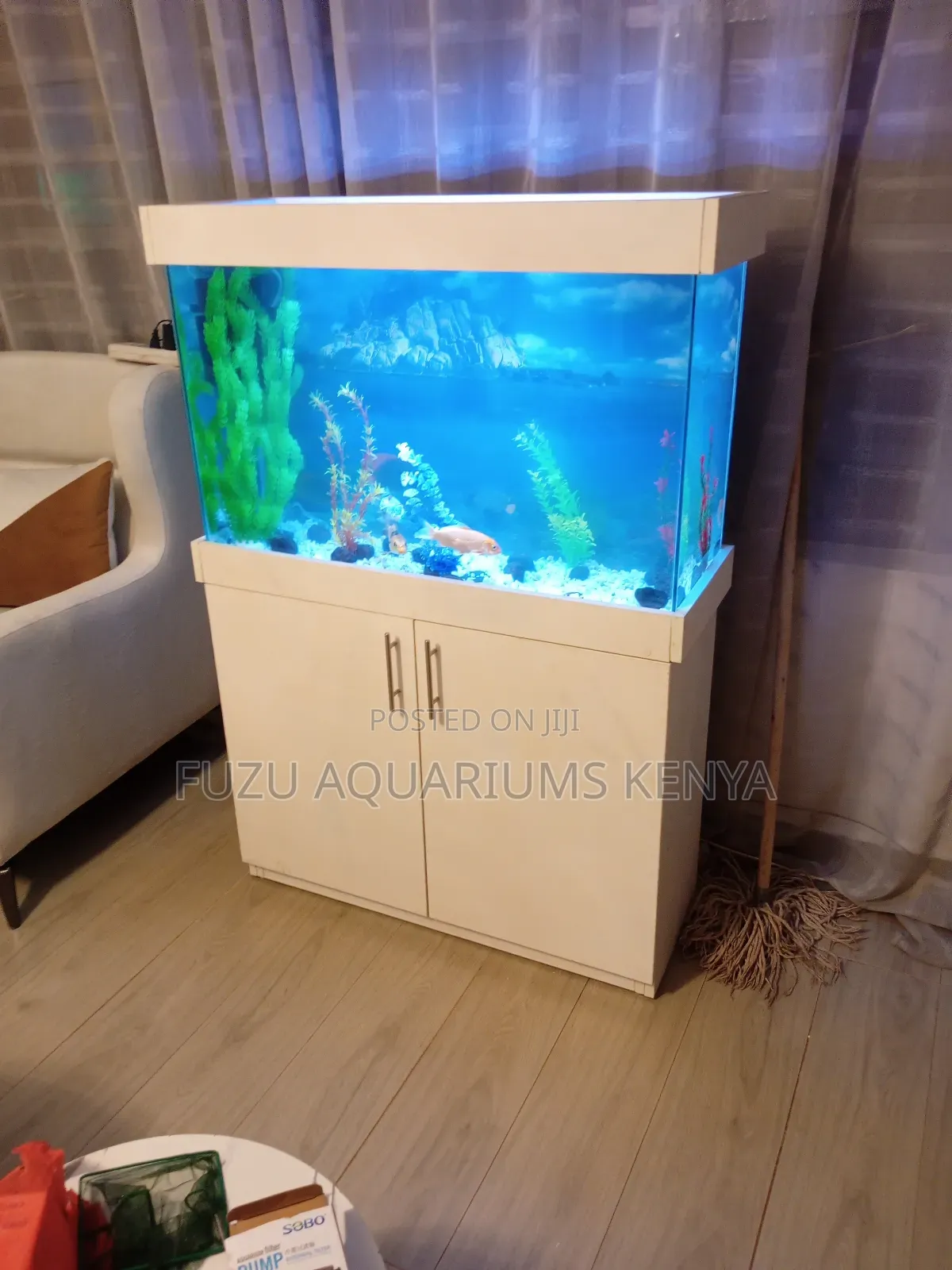Bright White Aquarium