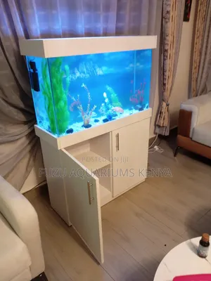 White Aquarium With Oceanic Features