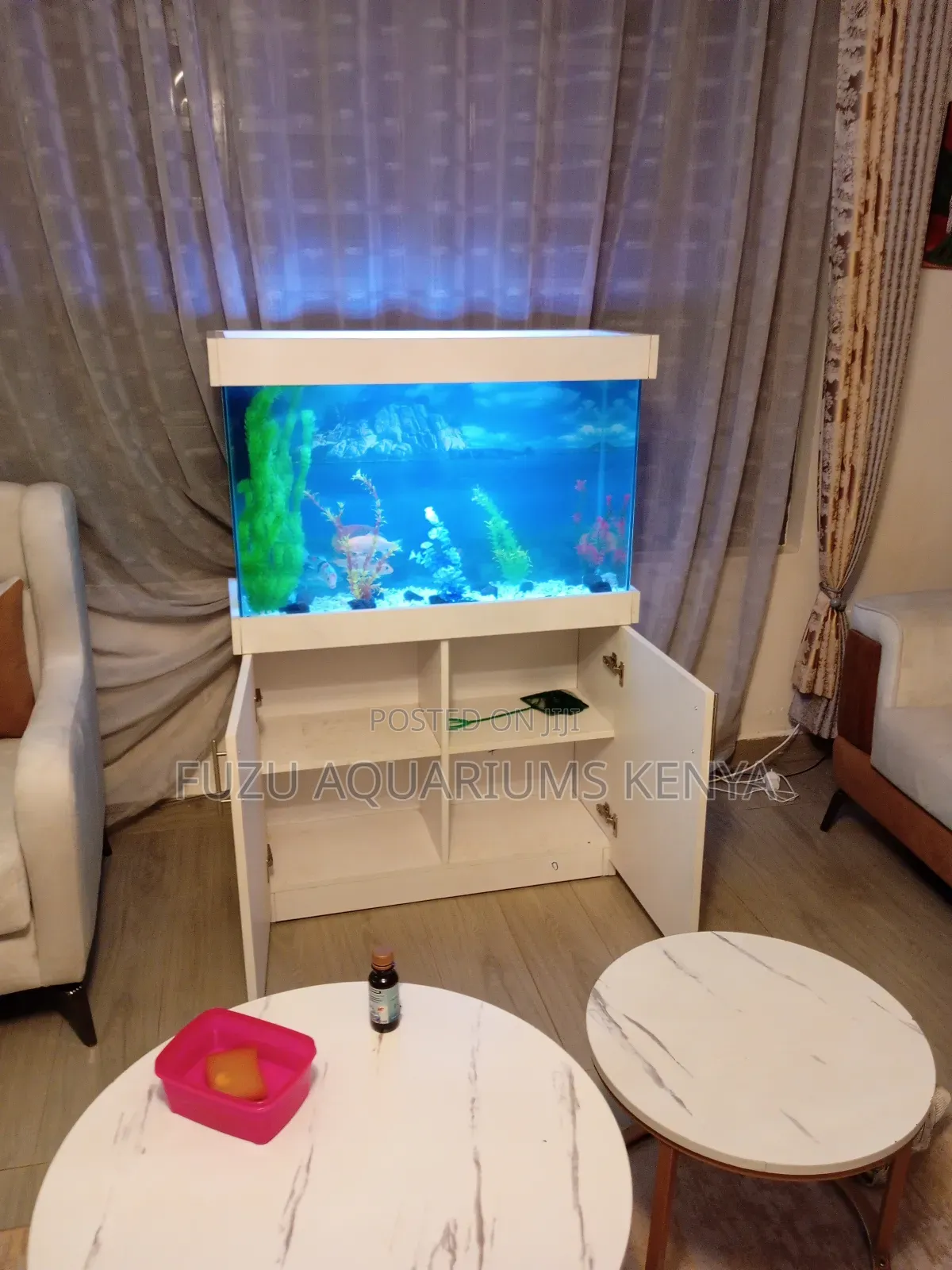White Aquarium Unit