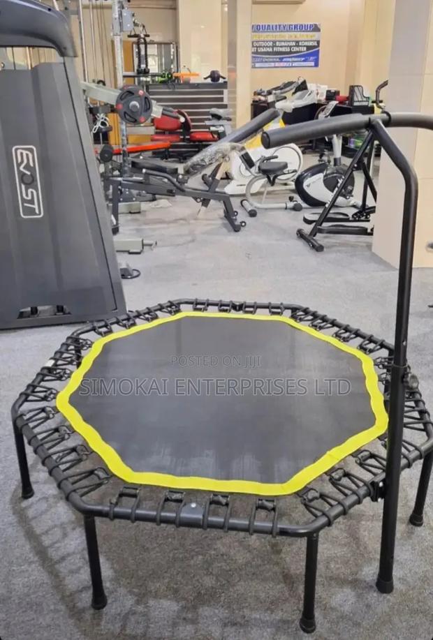 Hexagonal Multipurpose Gym Trampoline - main view