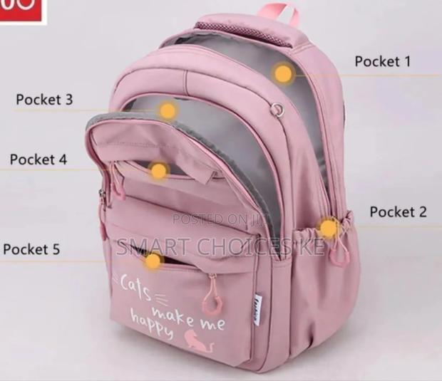 Cute Girls Backpack. Large Capacity School Bag. - thumbnail 2