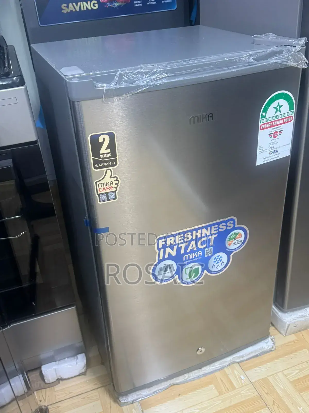 Mika 92L Single Door Defrost Fridge
