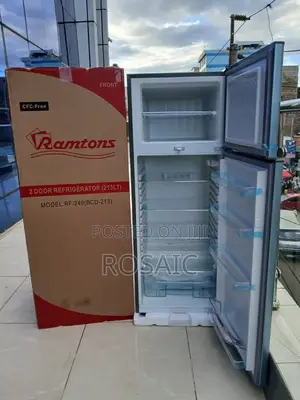 213litres Ramtons Double Door Fridge RF/249