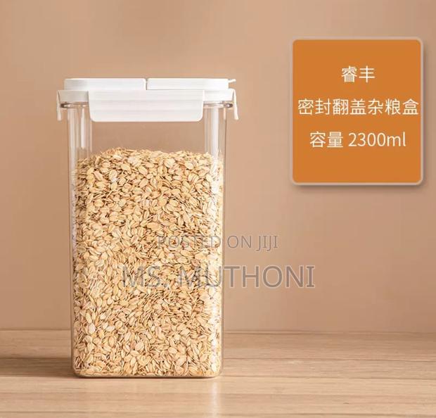 2.3 L Bpa-Free, Food-Grade Acrylic Cereal Jar - thumbnail 6