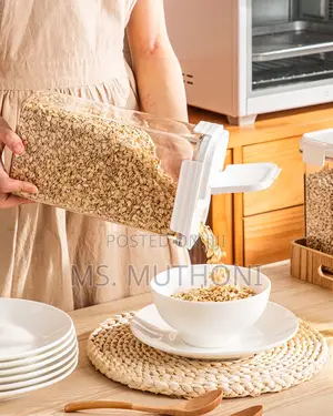 2.3 L Bpa-Free, Food-Grade Acrylic Cereal Jar