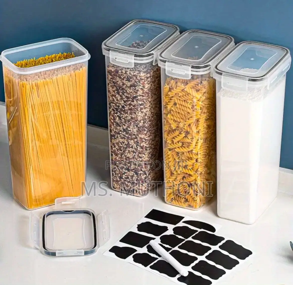 4pcs Bpa-Free Airtight Food Storage Containers*