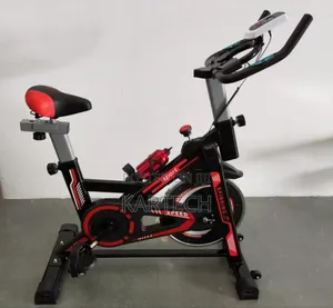 Flywheel Spin Bike With Monitor and Pulse (Red or Black)