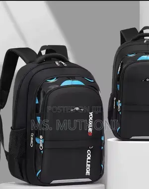 Unisex Compartments Large Kids School Waterproof Backpack