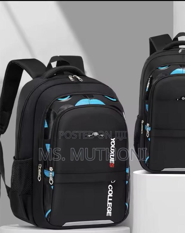 Unisex Compartments Large Kids School Waterproof Backpack - thumbnail 4