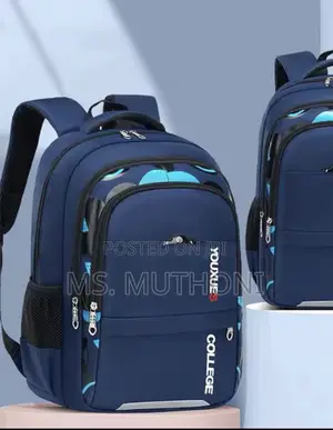 Unisex Compartments Large Kids School Waterproof Backpack