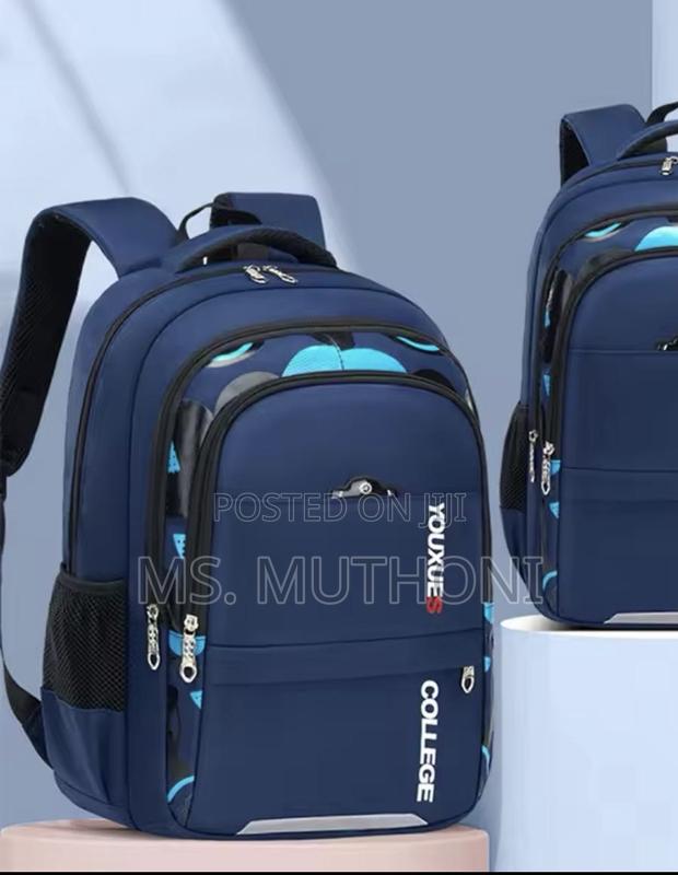 Unisex Compartments Large Kids School Waterproof Backpack - thumbnail 5