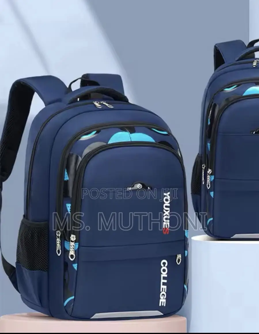 Unisex Compartments Large Kids School Waterproof Backpack