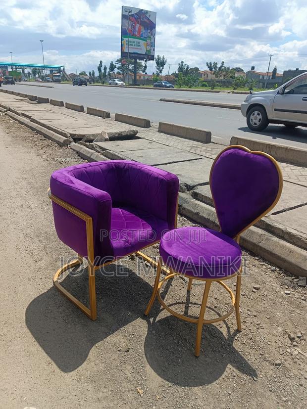 2 Manicure Seats, Purple - main view