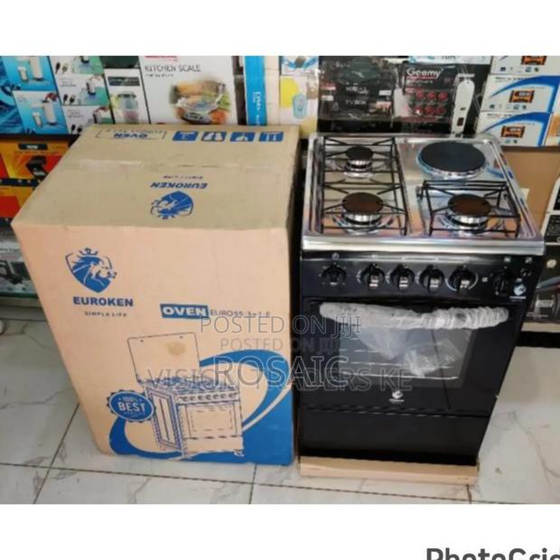 Free Standing Euroken 3gas+1 Electric Cooker