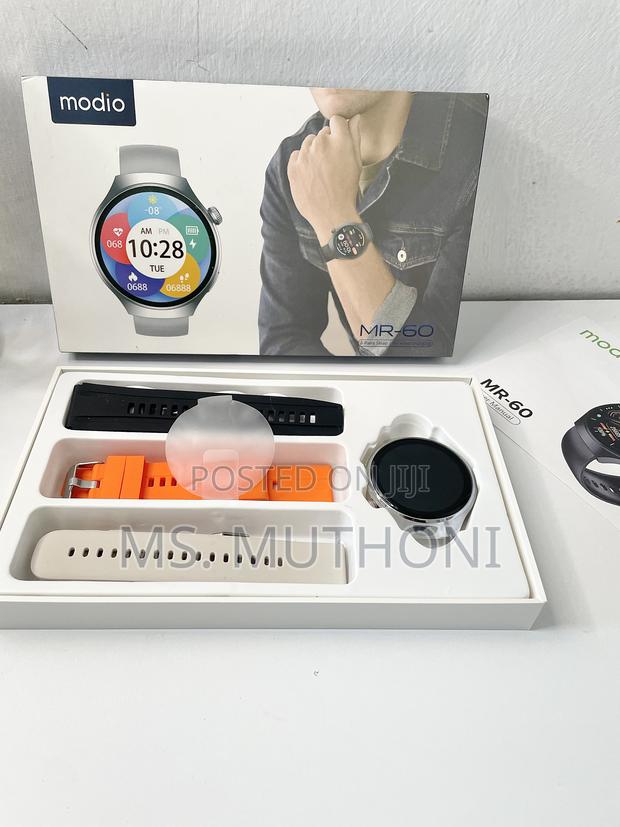 Modio MR-60 3 Paiirs Strap With Wireless Charging_silver - thumbnail 2