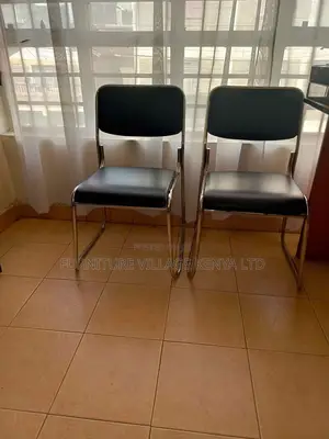 Guest Waiting Seats; Chrome Office/ Salon Chairs