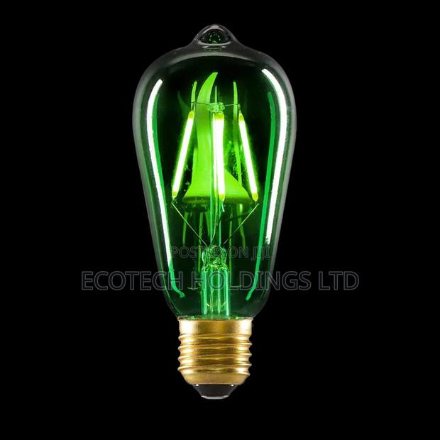 LED Filament Bulb Green Yf5rds