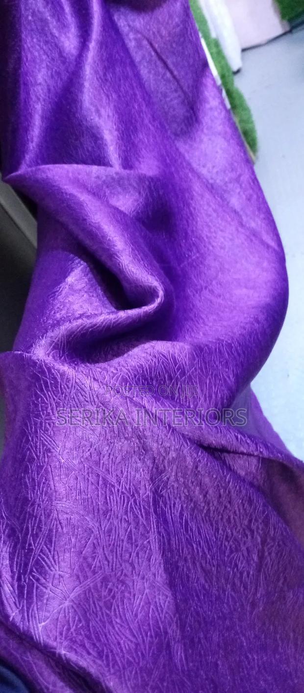 Purple Curtains Fabric - main view