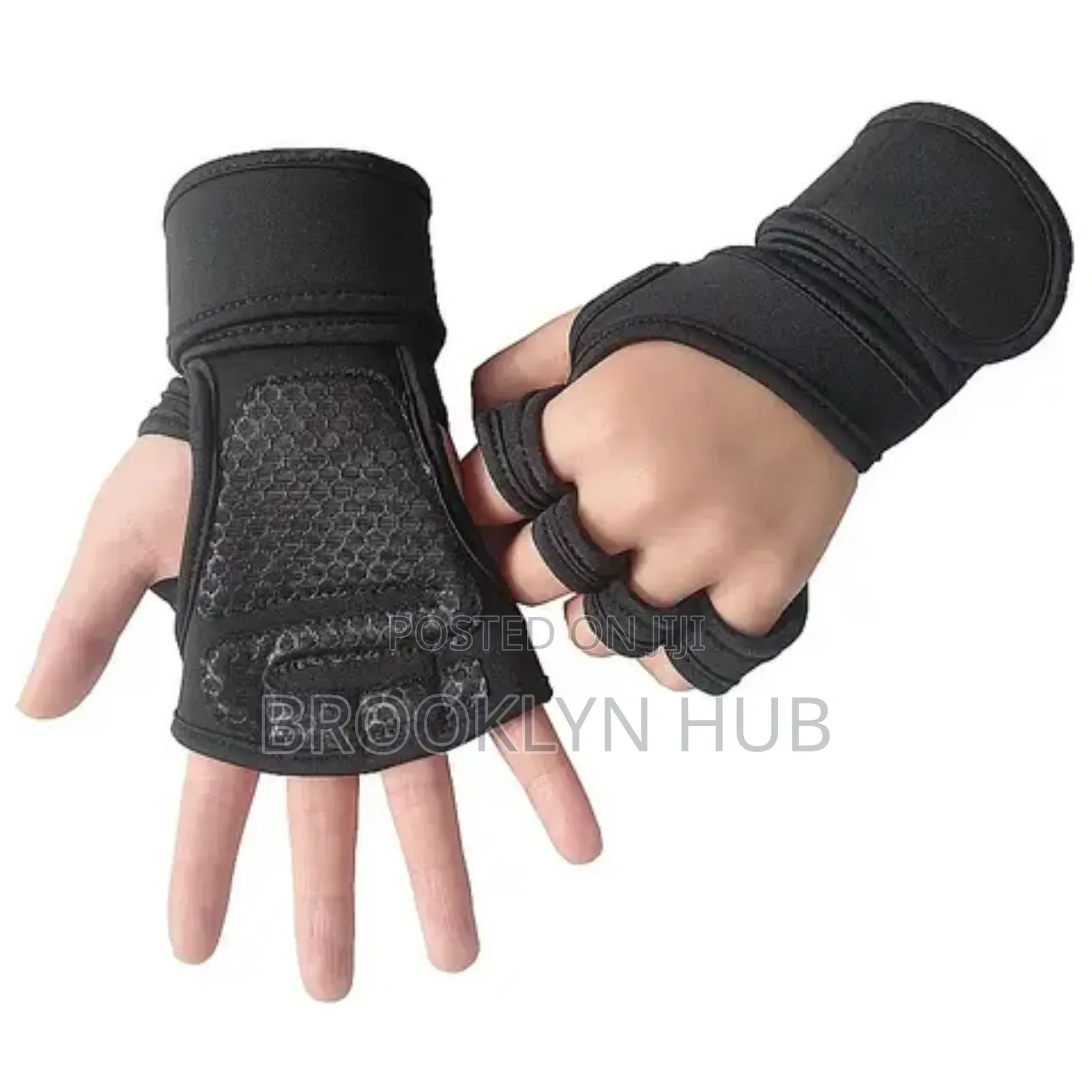 Gym Gloves* Fingerless Non-Slip Gym Gloves
