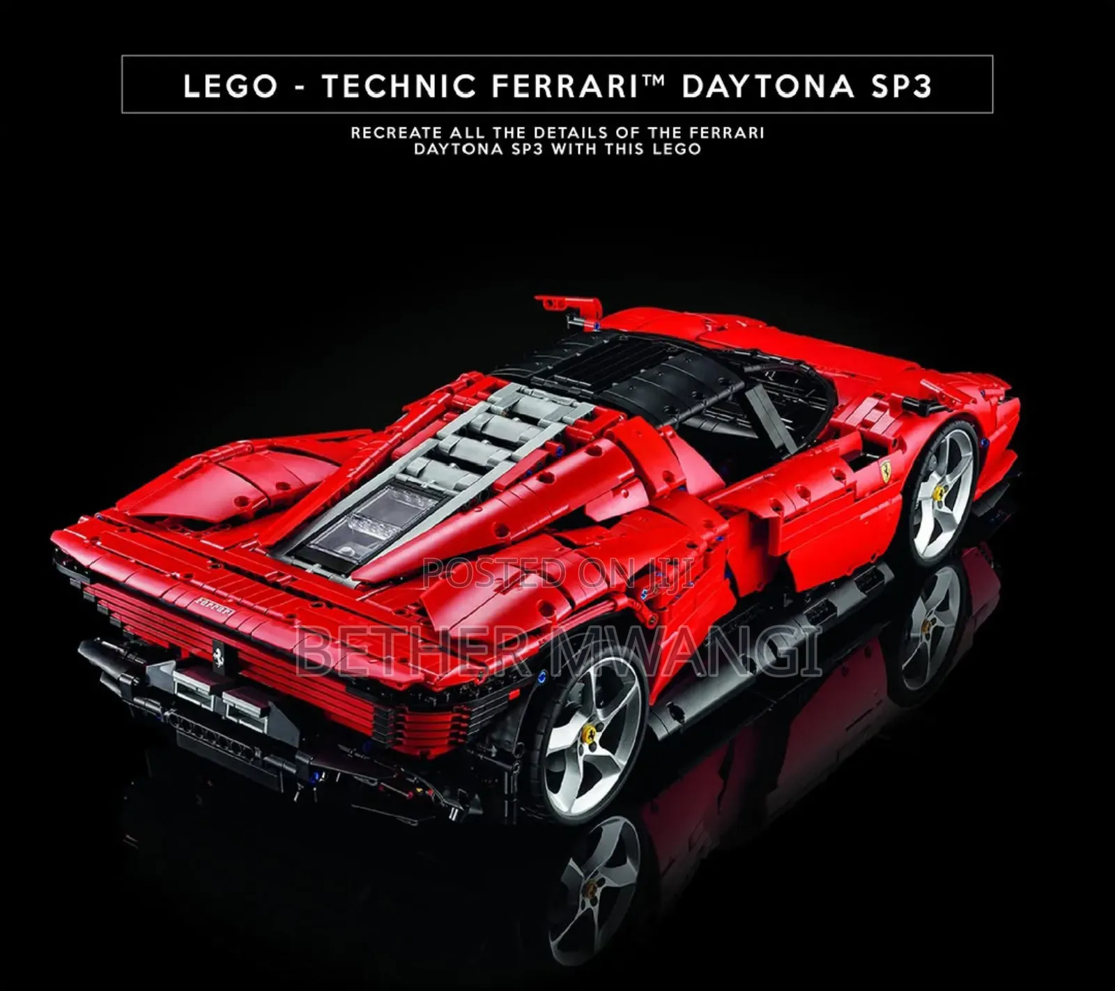 LEGO Technic Ferrari Daytona SP3 in Kenya