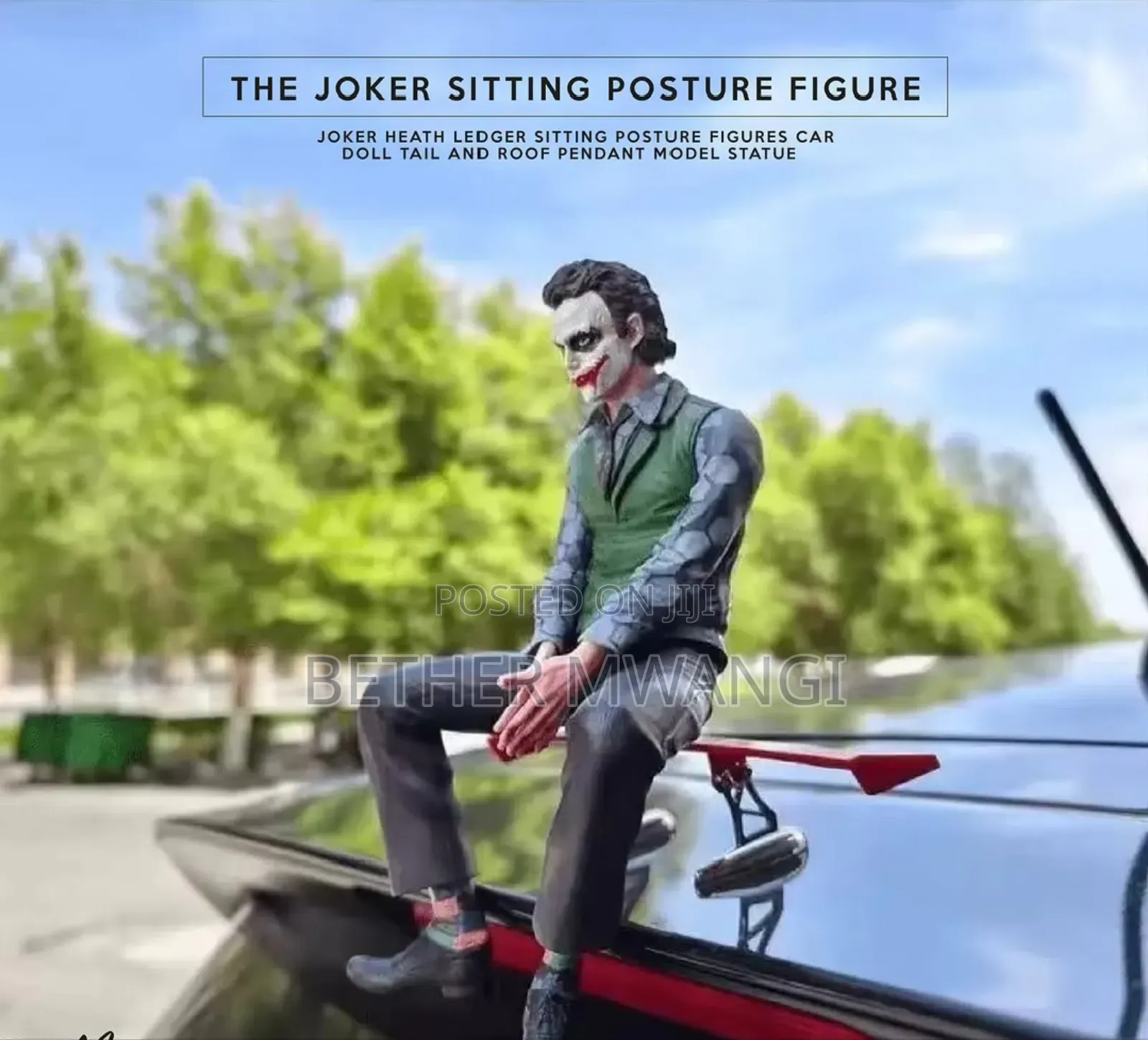 The Joker Sitting Posture Figure in Kenya