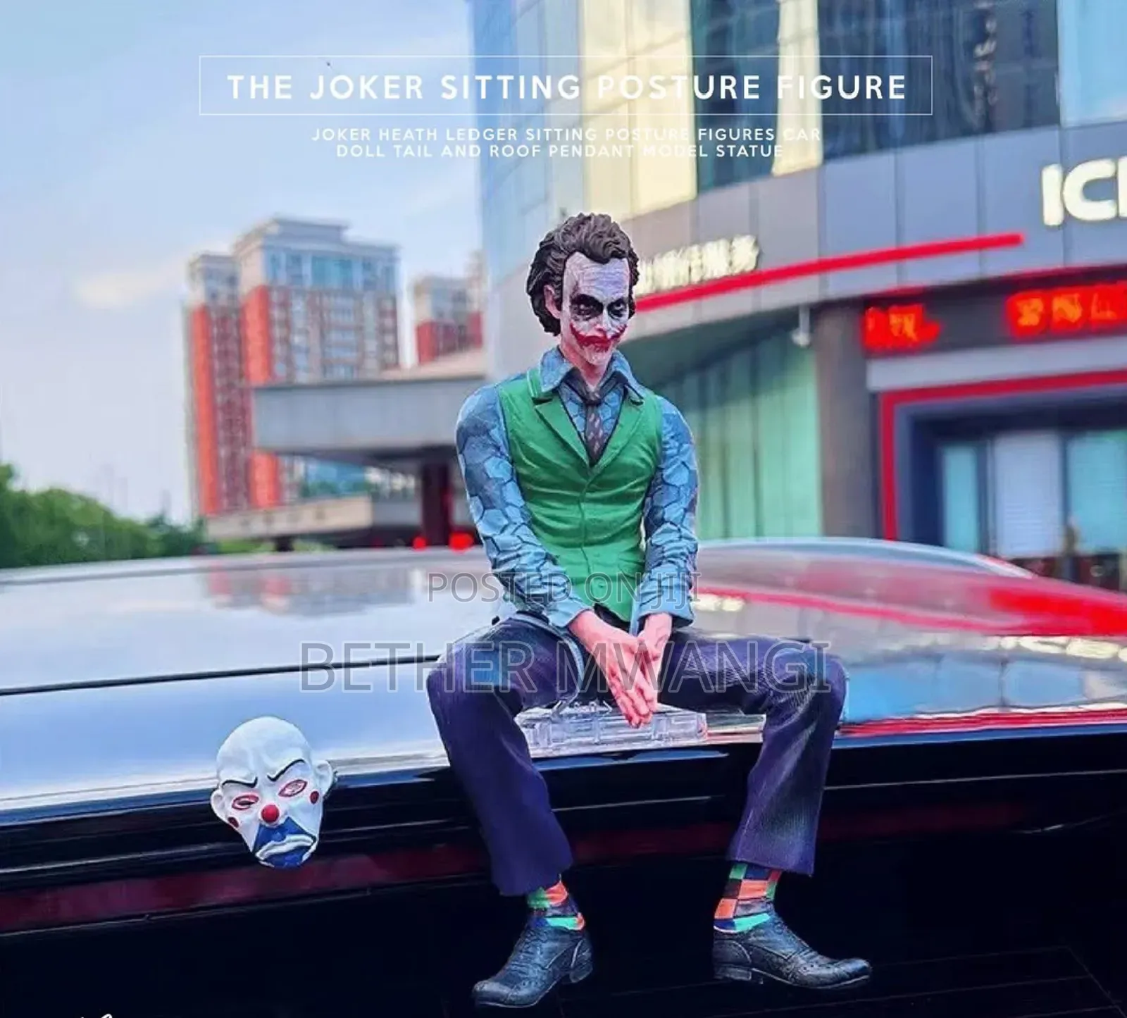 The Joker Sitting Posture Figure in Kenya