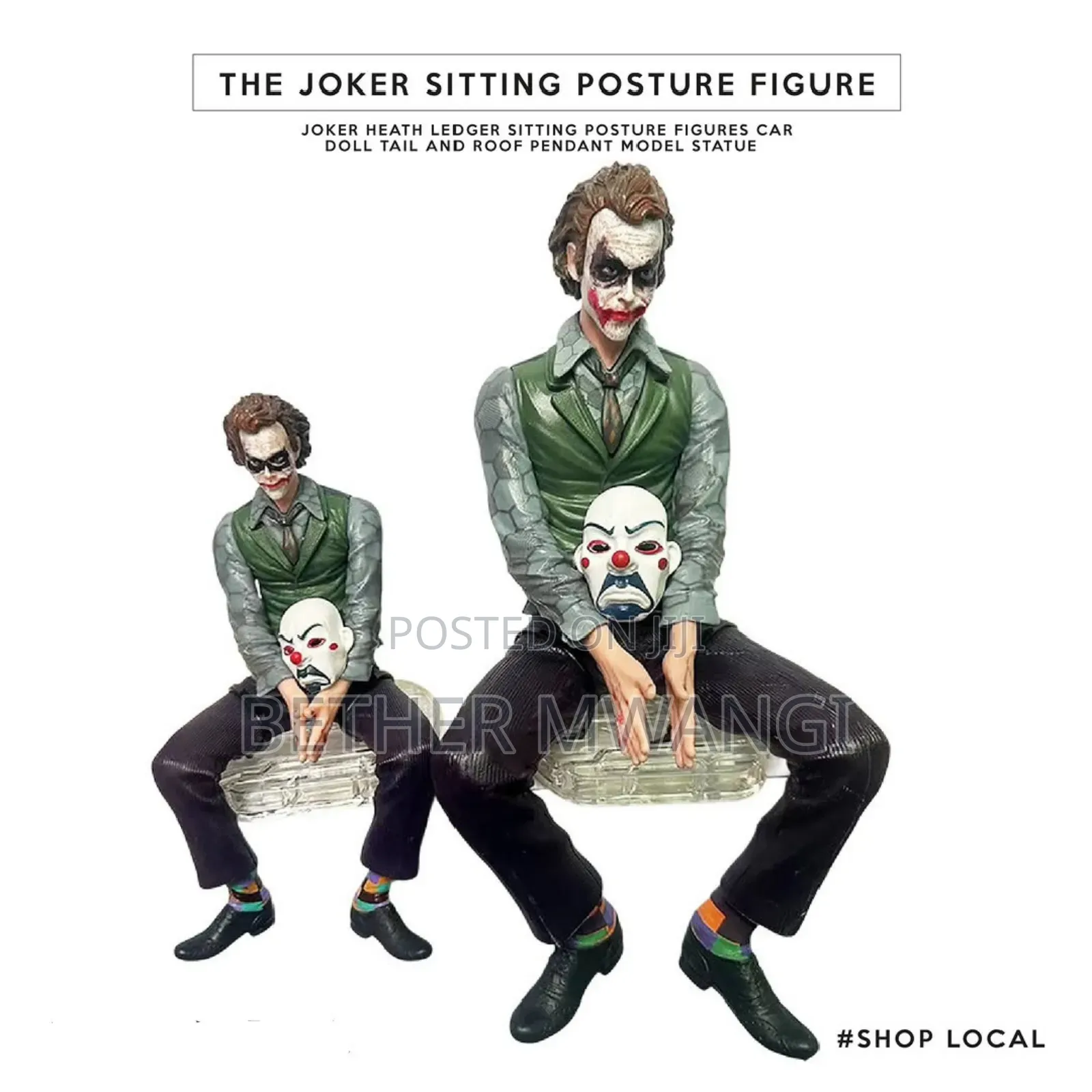 The Joker Sitting Posture Figure in Kenya