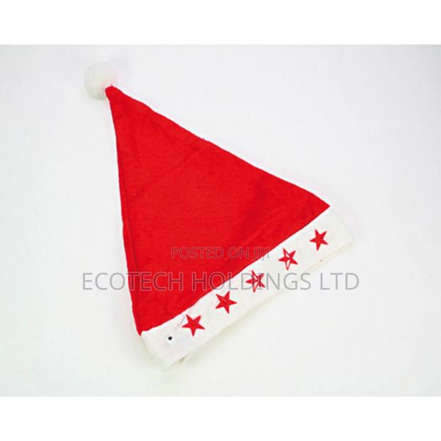 Unique Unisex Red Christmas Hat With Embroider Fy9kjm