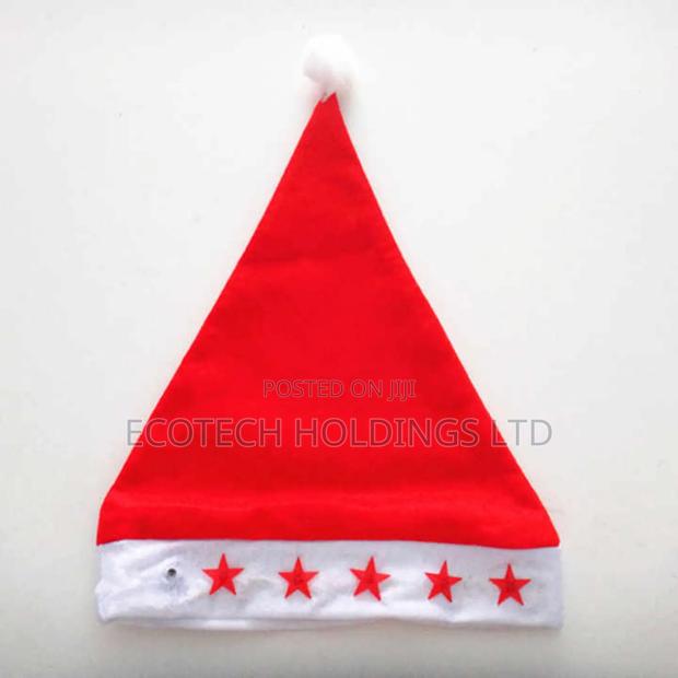 Unique Red Santa Claus Hat Vg9kuj
