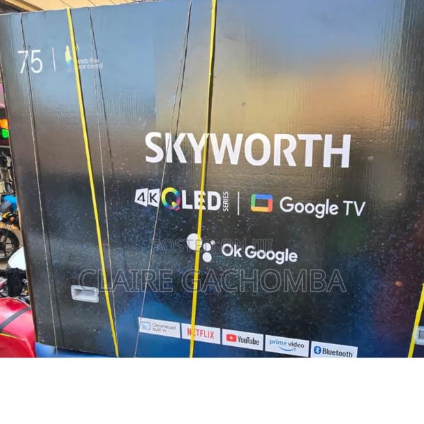 Skyworth 75" Inch UHD QLED Smart Google Android TV - thumbnail 2