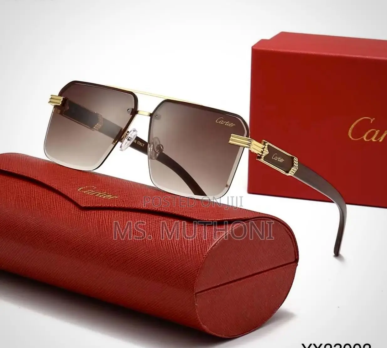 Cartier Wooden Temples Eyewear