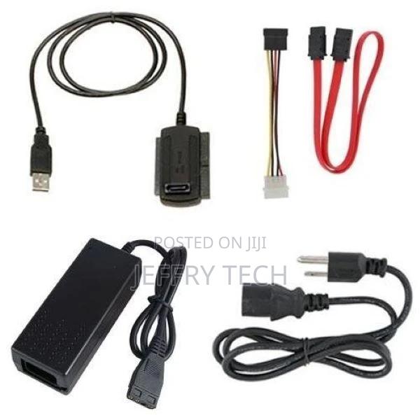 USB 2.0 to 2.5 3.5 IDE SATA HDD Hard Drive Converter Adapter
