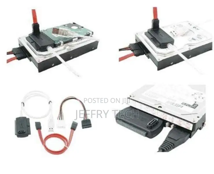 USB 2.0 to 2.5 3.5 IDE SATA HDD Hard Drive Converter Adapter