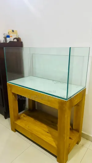 Aquarium With Hardwood Finish