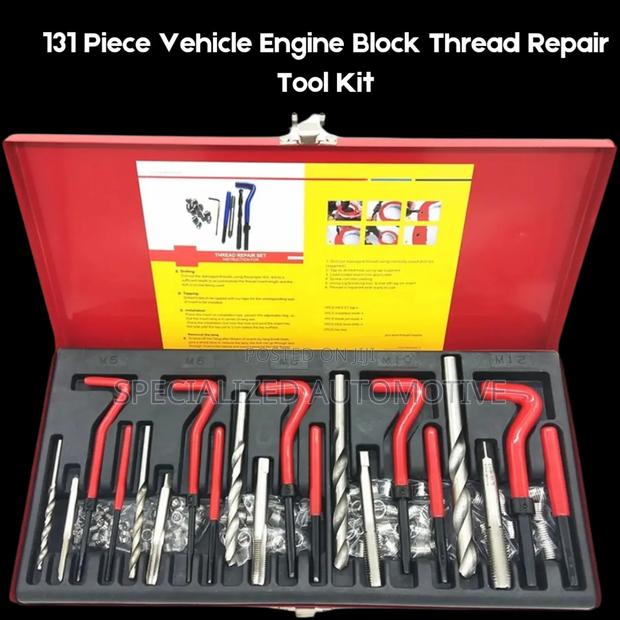 Vehicle Engine Block Thread Repair Tool Kit