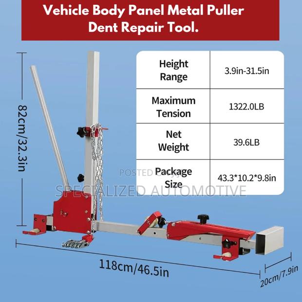 Vehicle Metal Body Panel Puller Dent Repair Tool - main view