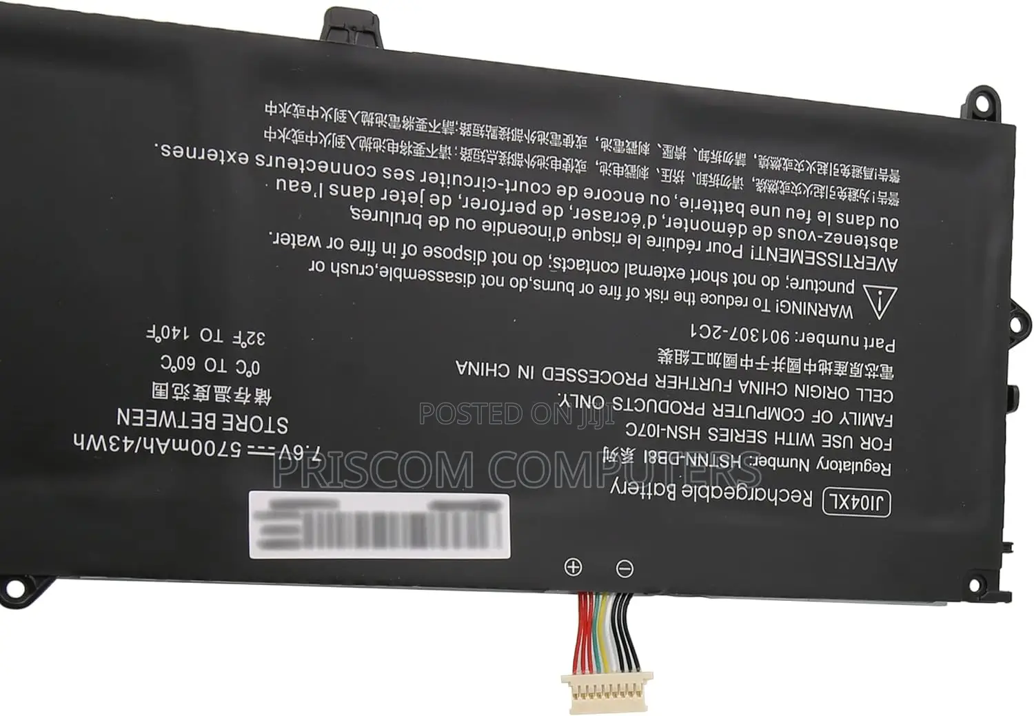 Ji04xl Ji04 Battery for HP Elite X2 1012 G2 1lv76ea G2-1lv76