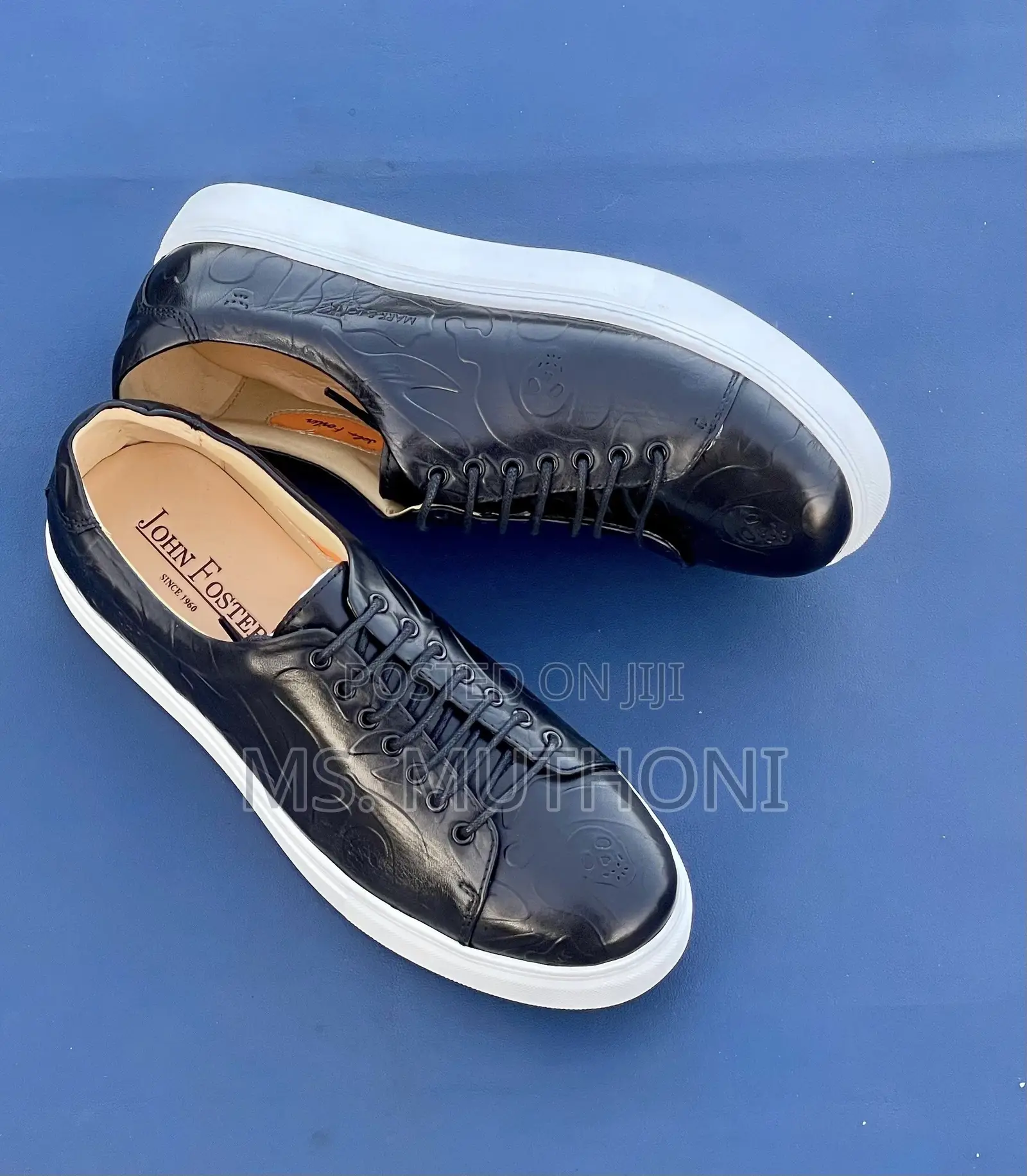 John Foster Leather , White Soles Casuals for Men 38-45