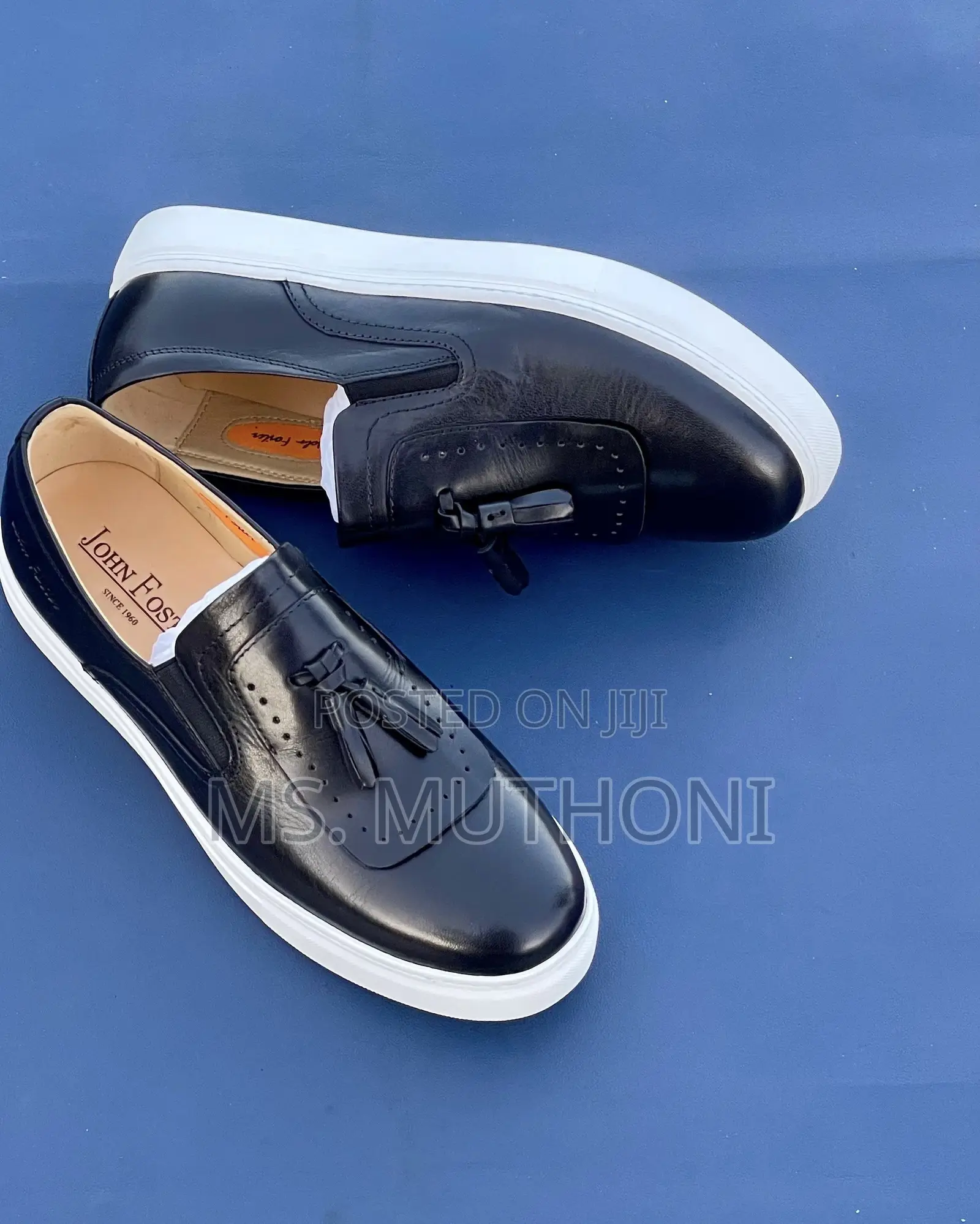 John Foster Leather , White Soles Casuals for Men 38-45