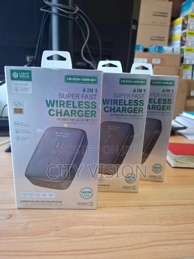 Lightwave 6 in 1 Super Fast Wireless Charger - main view