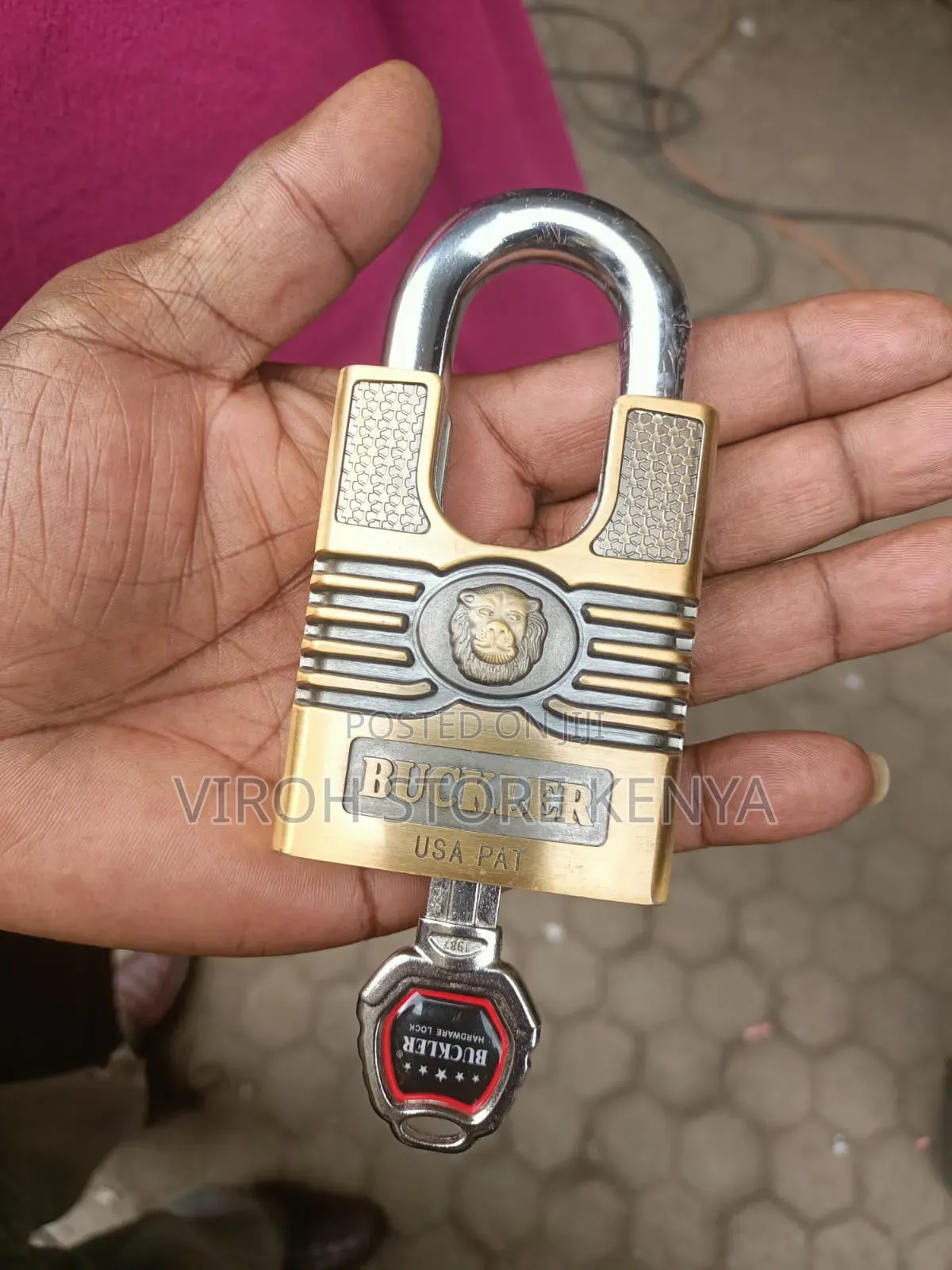 Buckler Padlock 70mm 3 Keys USA PAT Padlock