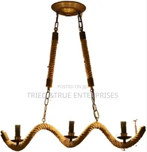 Hemp Rope Chandelier Light Jh6bg